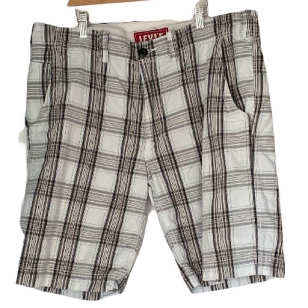 levi’s Plaid Cotton Mens Shorts